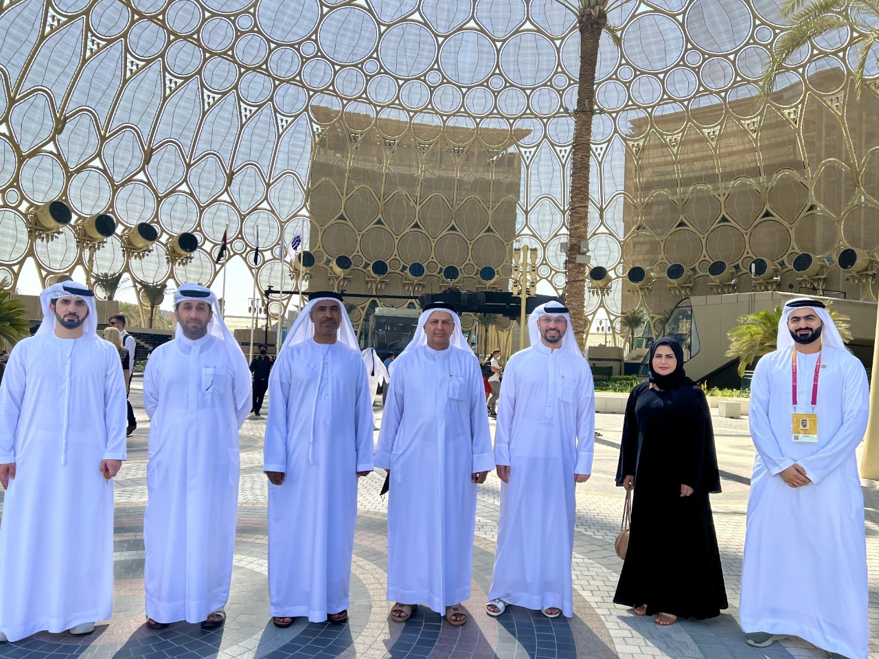 2020مجلس إدارة غرفة أم القيوين يزور معرض إكسبو